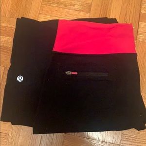 Lululemon full length, wide leg pants